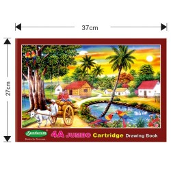 Drawing book 4A jumbo 36 pages Pack of  12
