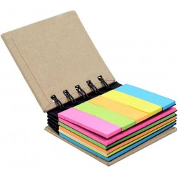 Note pad Pocket size Spiral Sticky notes with different