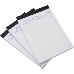 Note pad Regular Ruled 200 pages Pack of 3  Adhesive bound