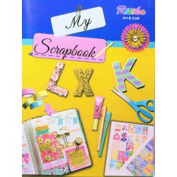 Scrapbook  A4 size 140 gsm 32 sheets One side ruled One