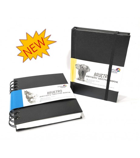 Sketch book A6 110 gsm 160 and 120 pages Pack of 2 Sketch Book - SchoolChamp.net