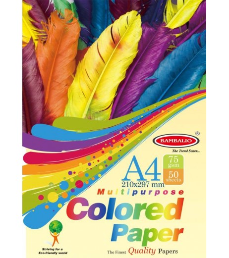 Craft Paper A4 75 gsm 200 sheets Multicolour Craft Paper - SchoolChamp.net