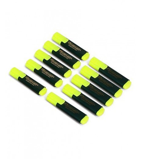 Highlighter Yellow Pack of 10 Highlighter - SchoolChamp.net