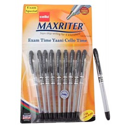 Ball pen Maxriter Black Pack of 10