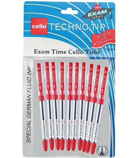 Ball pen Red Pack of 10 Pen - SchoolChamp.net