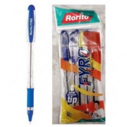 Ball pen Rorito Fyro Blue pack of 5