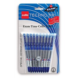 Ball pen Technotip Blue Pack of 10