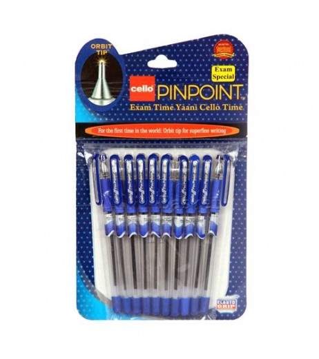 Ballpoint pen Blue Pack of 10 Pen - SchoolChamp.net