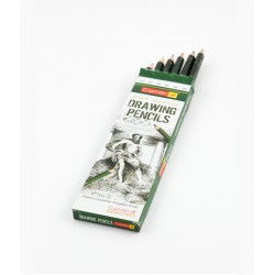 Camlin High Quality Drawing Pencils Set of HB 2B 3B 4B 6B