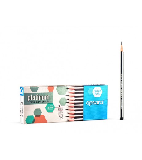 Pencil Platinum Pencils Pack of 20  - SchoolChamp.net