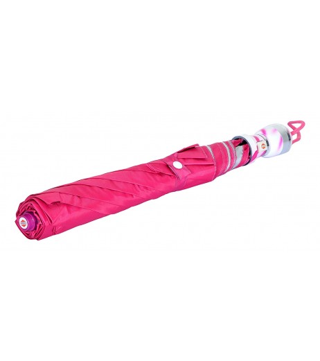 Polyester Pink Folding Umbrella Umbrella - SchoolChamp.net