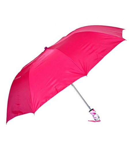 Polyester Pink Folding Umbrella Umbrella - SchoolChamp.net