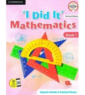 Cambridge I Did It Mathematics Class 7 | Latest Edition