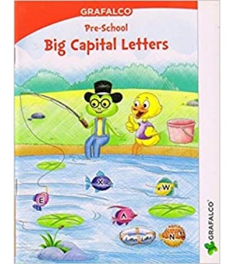 Grafelco PreSchool Big Capital Letters book  - SchoolChamp.net
