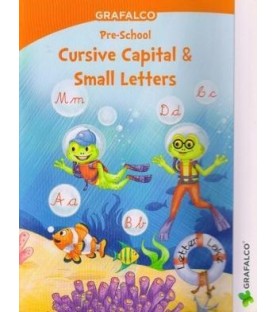 Grafelco PreSchool Cursive Capital and Small Letters book