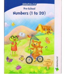 Grafelco PreSchool Number 1 to 20 Letters book