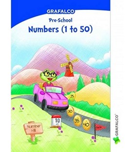 Grafelco PreSchool Number 1 to 50 Letters book