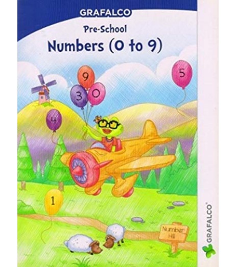 Grafelco PreSchool Number 1 to 9 Letters book  - SchoolChamp.net