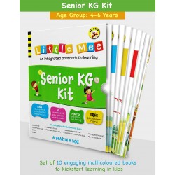 Little Mee Senior KG Kit | UKG Books | 4 to 6 Years Old