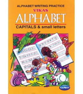 Vikas Alphabet Capital and Small Letter Book