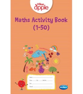 Vikas Apple Maths Activity Book 1-50