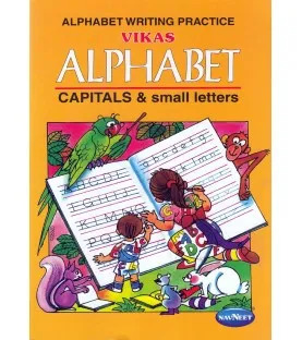 Vikas Alphabet Capital and Small Letter Book