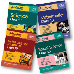 All In One Class 10 Set of 4 Books English, Social Science,