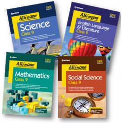 All In One Set of 4 Books English, Social Science, Science,