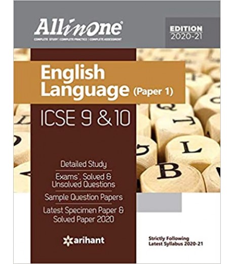 All in One ICSE English Language (Paper-I) Class 9 and 10 | Latest Edition ICSE Class 9 - SchoolChamp.net