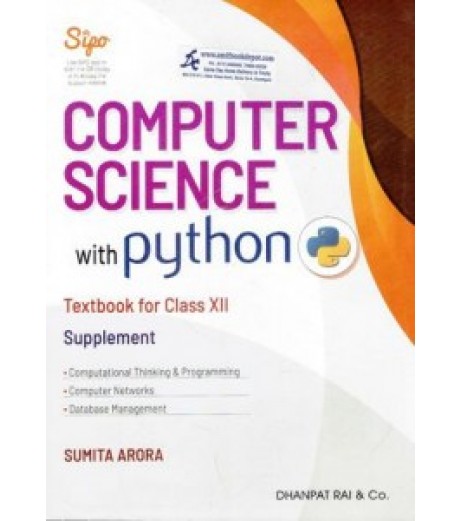Computer Science with Python Class 12  Supplement | Latest Edition CBSE Class 12 - SchoolChamp.net