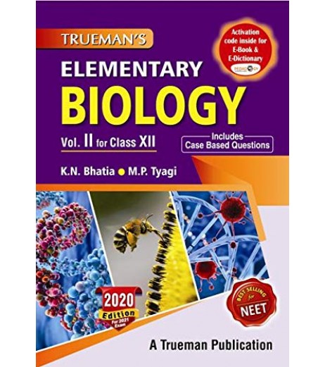 Truemans Elementary Biology class 12 Vol-2 | Latest Edition CBSE Class 12 - SchoolChamp.net