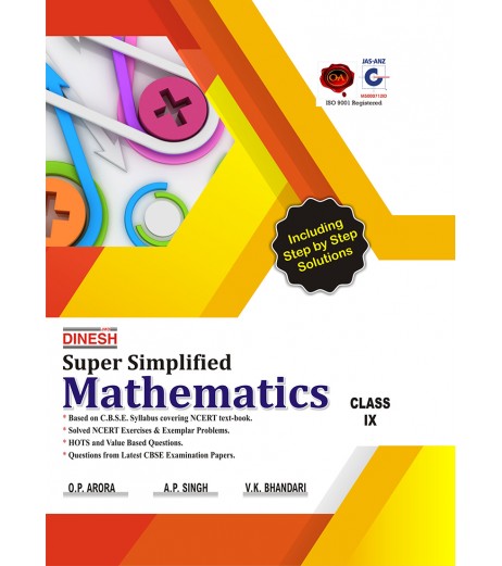 Dinesh Super Simplified Mathematics  Class 9 | Latest Edition CBSE Class 9 - SchoolChamp.net