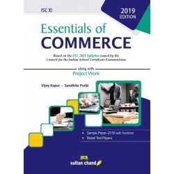 Essentials Of Commerce ISC 11 With Project Work by Vijay Kapur
