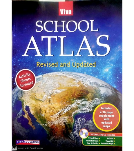 Viva School Atlas Book | Latest Edition ICSE Class 10 - SchoolChamp.net