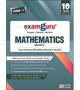 Examguru Mathematics Basic Question Bank with Sample Papers Term-1 CBSE Board
