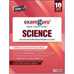 Examguru Science Question Bank with Sample Papers Term-1
