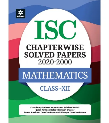 ISC Chapter Wise Solved Papers Mathematics Class 12 | Latest Edition Oswaal ISC Class 12 - SchoolChamp.net