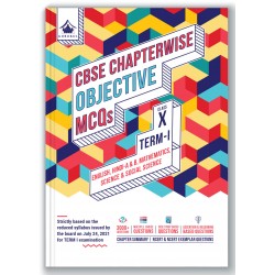 Gurukul CBSE Chapterwise Objective MCQs Book for Class 10 Term 1st Exam 