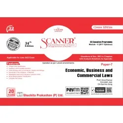 Scanner CS Executive Programme Module-2  Paper-7 Economic, Business and Commercial Laws | Latest Edition