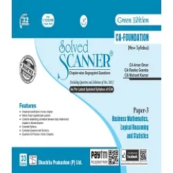 Solved Scanner CA Foundation Paper-3, Business Mathematics, Logical Reasoning and Statistics