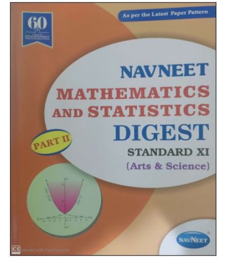 Navneet Mathematics and Statistics part-2 (Science) Digest Class 11 Science - SchoolChamp.net