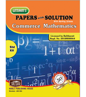 Uttams Paper Solution Std 12 Commerce Mathematics
