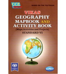 Vikas Geography Mapbook and activity Book | Std 6 | Maharashtra State Board | English Medium
