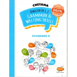 Chetana English (H.L.) Grammar And Writing Skills Std 8