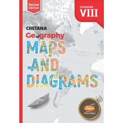 Chetana Geography Maps and Diagram Std 8