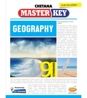 Chetna Master key Geography Std 9 Maharashtra State Board