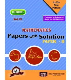Uttams Paper with Solution Std 9 Mathematics Part 2