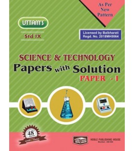 Uttams Paper with Solution Std 9 Science and Technology Part 1