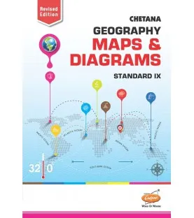 Chetana Geography Maps and Diagram Std 9