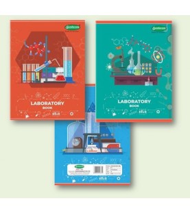 Laboratory Book Big  75 pages A4  (21.5 X 28 Cms) Pack of 3